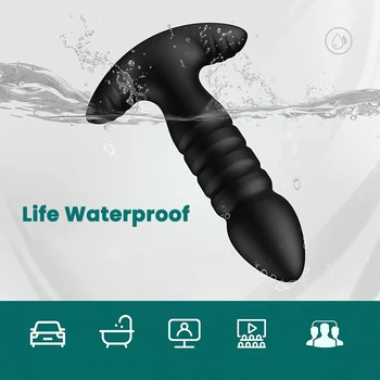 Wireless Anal Plug Sex Toys for Men Prostate Massager Bluetooth APP Remote Control Vibrators Men Masturbators Gay Sex Products 5