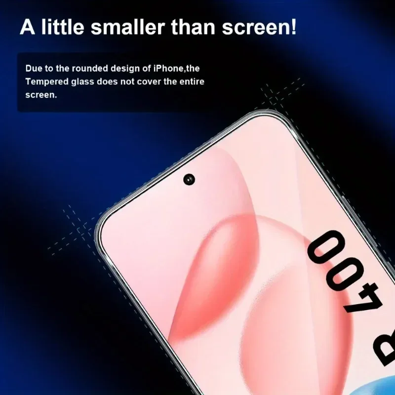 4PCS 8K HD Full Cover Tempered Glass Screen Protector