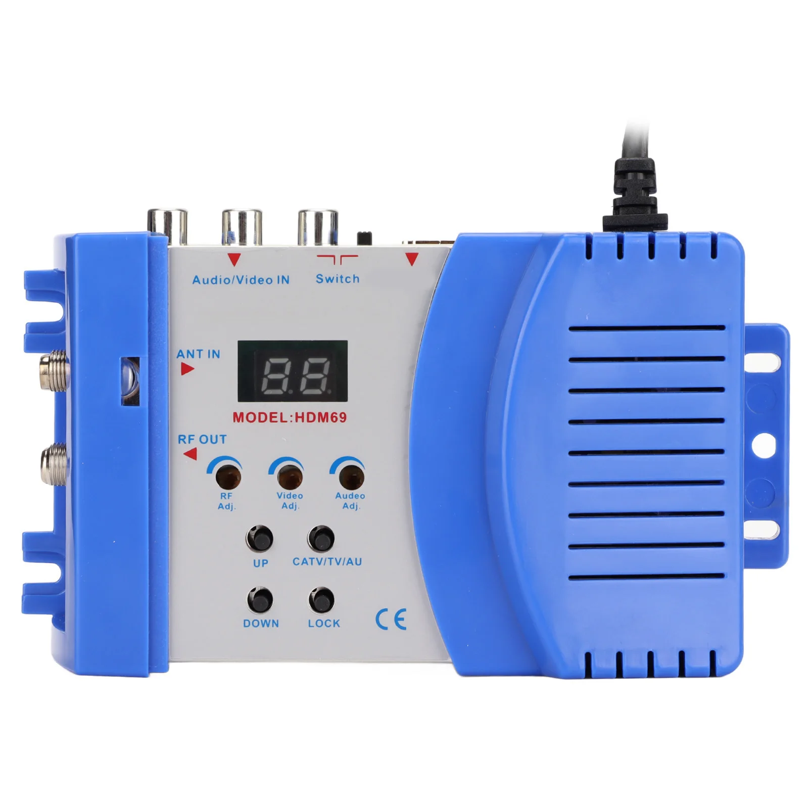 HD Modulator PAL NTSC Format Drive Free HD Multimedia Interface AV to RF Converter for Home TV 90‑240V
