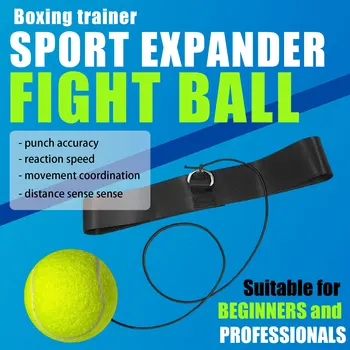 Palla da Boxe per Allenamento di Velocità da Indossare sulla Testa, Allenamento di Agilità per Adulti, Palla da Boxe per Reazione a Casa