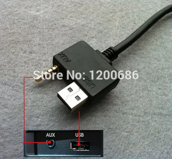

3.5mm Car USB AUX Interface Input Cable For Hyundai Kia For iPhone