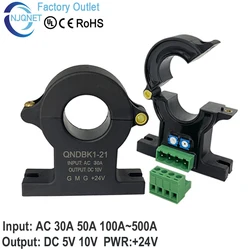 Enhanced Product Title: High - Precision Hall Effect Split Core Current Transducer - Output DC 4 - 20mA (DC 30A)