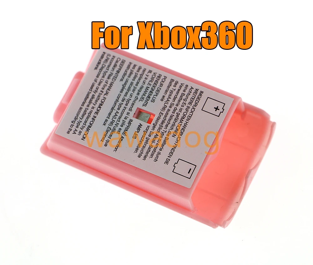 Xbox 100 게임 배터리 케이스 무선 컨트롤러 용 360 pcs 스티커 게임 패드 액세서리와 충전식 배터리 커버