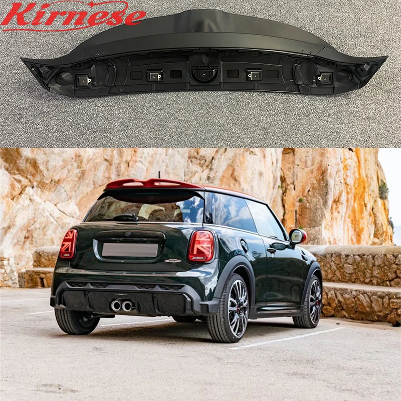 

JCW style High Quality Auto Body Part For Mini F55 F56 Automobile Exterior Back Rear Wing Boot Lip Tail Gate Spoiler Empennage