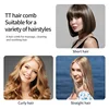 1pcs Magic Detangling Hairbrush Soft Wheat Straw Scalp Massage Comb Anti-static Gentle Grooming Brush Salon Hair Styling Brush 6