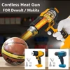 Cordless Hot Air Gun Compatible with Dewalt 20V Battery, 550°C Handheld Heat Gun with 3 Nozzles for DIY Crafts 1