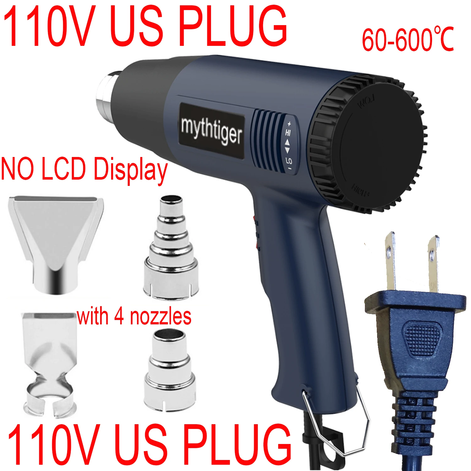 2000W LCD/NO LCD Heat Gun Variable Temperature Advanced Electric Hot Air Gun Power Tool Hair dryer for soldering Thermoregulator electric screwdriver kit Power Tools