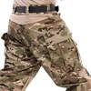 G3 Combat Pants +Pad Elastic Pant Tactical Gear CP Climbing Training Camo Outdoor Tactic Pants Airsoft Cargo Casual Work Trouser 4