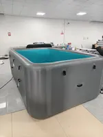 Piscine gonflable personnalisable 3×2×1,2m, piscine hors sol portable écologique pour plusieurs personnes 5