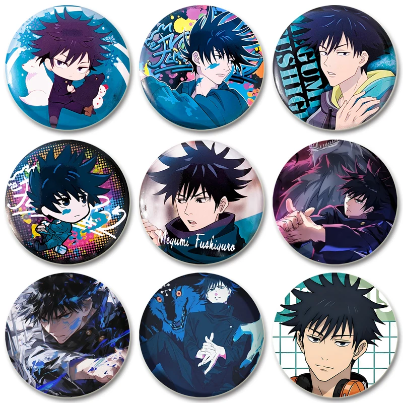 

Megumi Fushiguro Pin Handmade Brooch for Clothes Cartoon Cosplay Badge Backpack Decoration Jewelry Gift