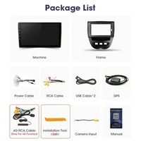 Srnubi автомобильный радиоприемник для Peugeot 107 Toyota Aygo Citroen C1 2005-2014, беспроводной Carplay, Android, автомобильный мультимедийный плеер, 2 Din — изображение 6