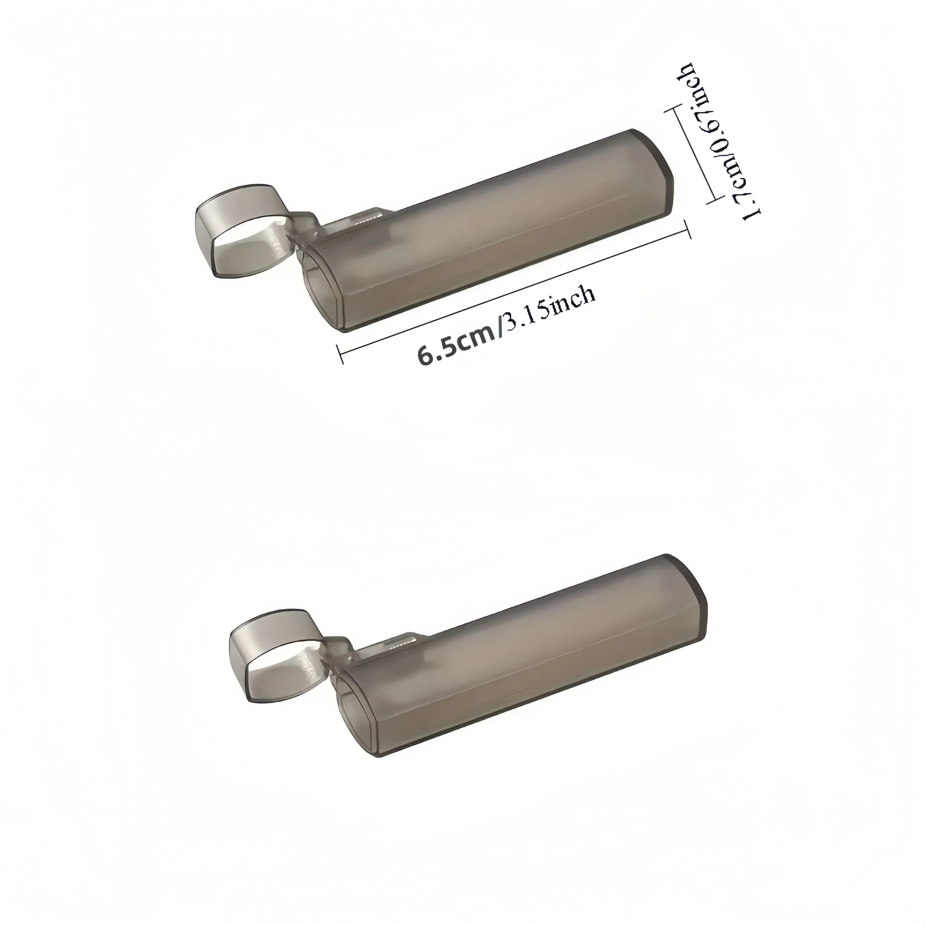 Toothpick Holder for Outdoor Plastic Portable Toothpick Case - Clear Travel, Kitchen, and Restaurant Supplies