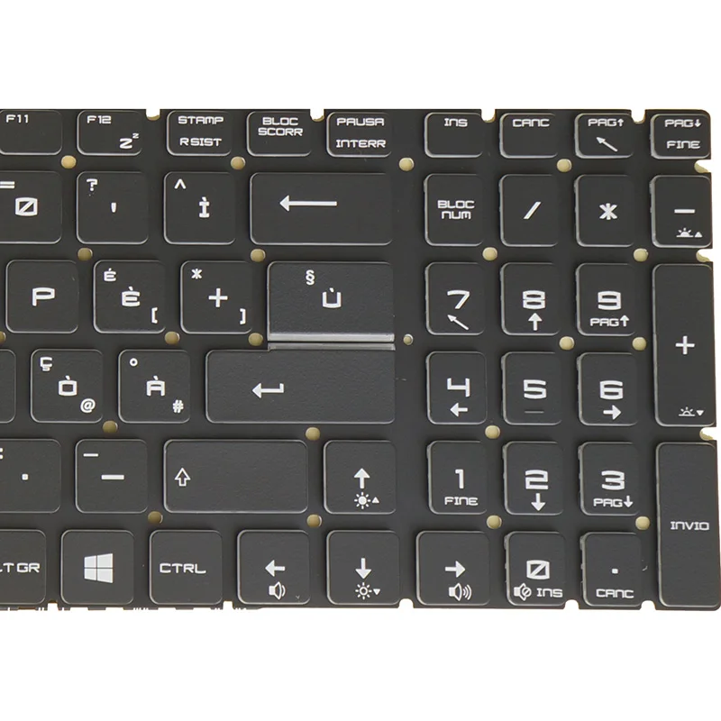 Teclado Retroiluminado Branco Checo Francês Italiano Tailandês Msi Ms16j6 Ms-1796 Gp72 Gp72vr Pe60 Pe70 2qd 2qe 6qd 6qe 6qe Pl60 7rd - Imagem 5