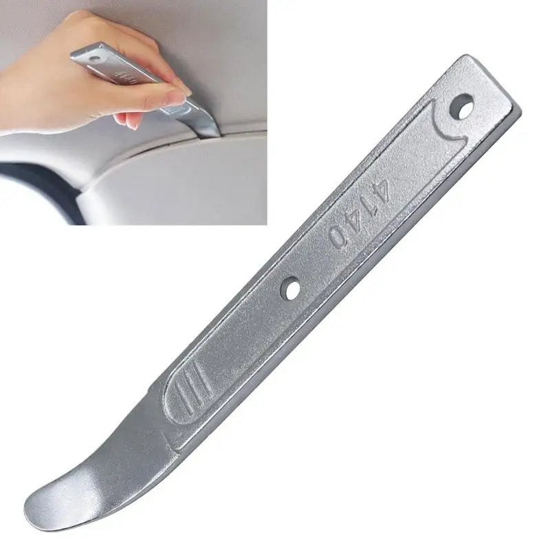 4140 Pry Tool Car Trim Removal Tool Panel Popper Metal Pry Bar Steel Easily Removes For Interior And Exterior Trim