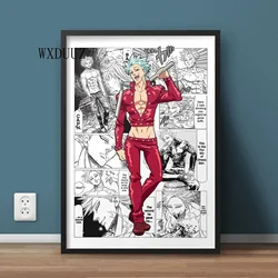 Anime Art Canvas Poster - Aesthetic Room Decoration Wall Art - 40x60cm No Frame (25)