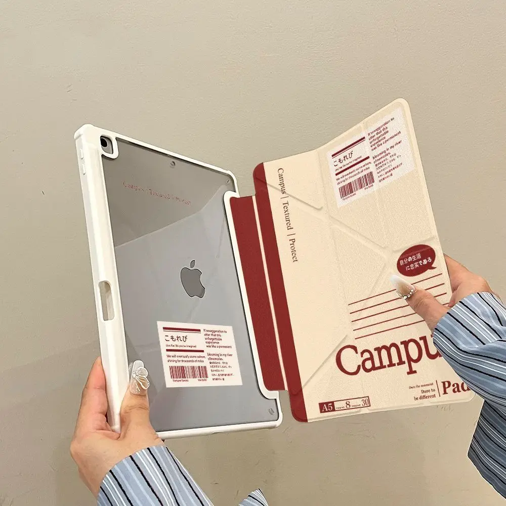Versatile iPad Case with Pencil Holder and Enhanced Protection