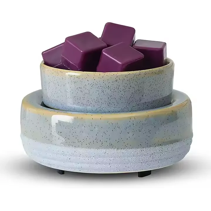 Multi-Function Wax Melt Warmer for Wax Cubes Candle Burner Fragrance Warmer Electric Ceramic Melt Burner