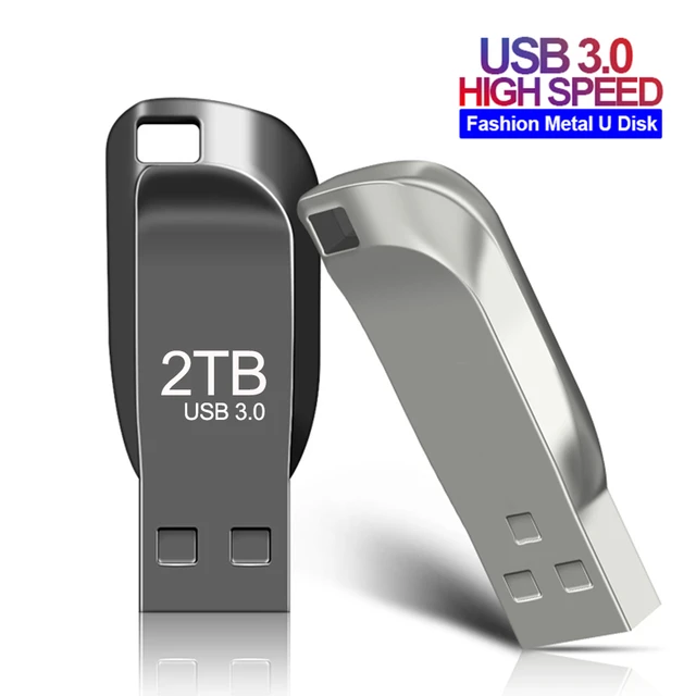Clé Usb haute vitesse en métal étanche porte-clés en métal clé USB