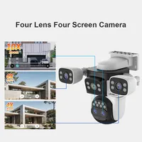 LS VISION 20MP 3 * écrans Surveillance à domicile caméra Wifi 10X Zoom caméra de Surveillance extérieure Ip PTZ suivi automatique sécurité Cctv 2