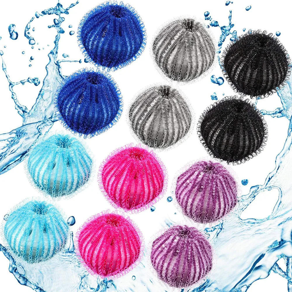 Pet Hair Remover for Laundry Dryer Balls Reusable Washing Machine Hair Catcher Nylon Pet Dog Cat Catcher Lint Remover 6pcs laundry ball pet hair remover laundry hair catcher
