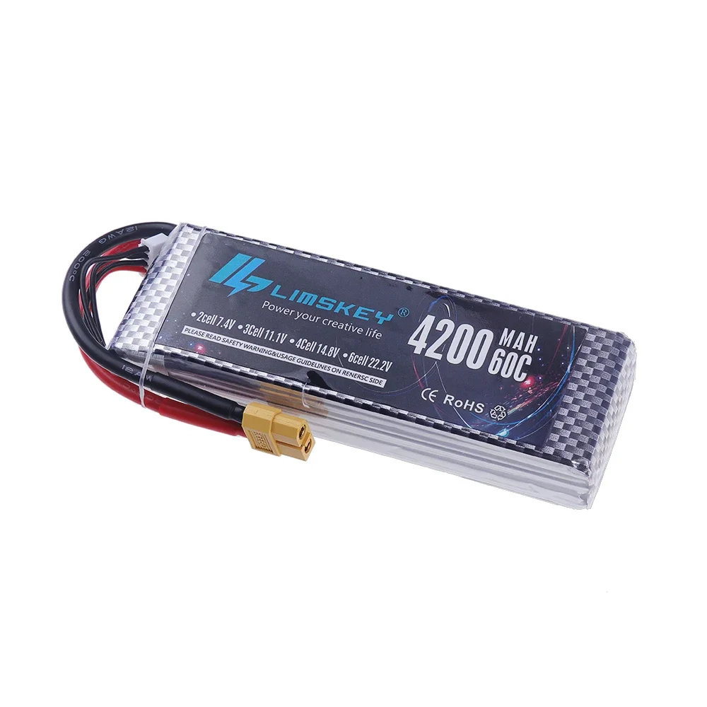 Batterie LiPo 4S 3300mAh T Plug pour Voiture RC