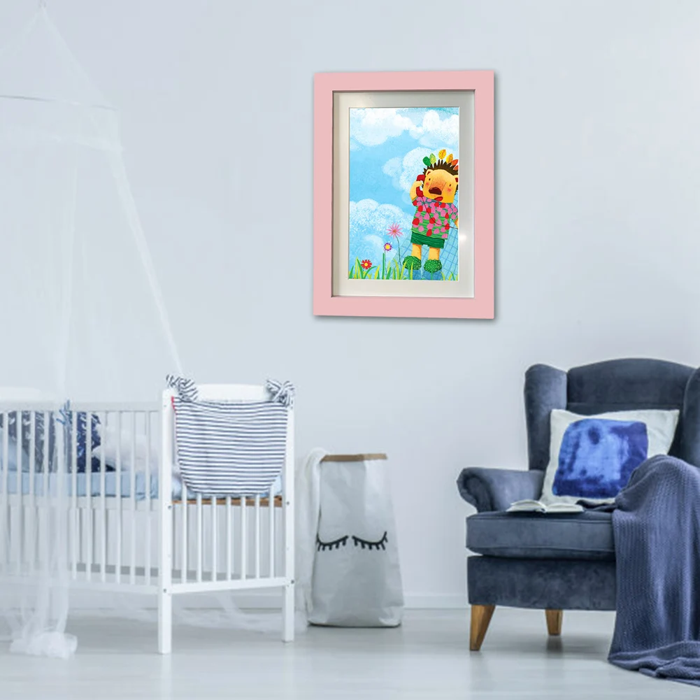 Children Art Frames Magnetic Front Open Changeable Kids Frametory For Poster Photo Drawing Paintings Pictures Display Home Decor