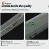 Portable Metal Detector Audible and visual alarms High sensitivity Scanning tool Metal Finder Collapsible 6