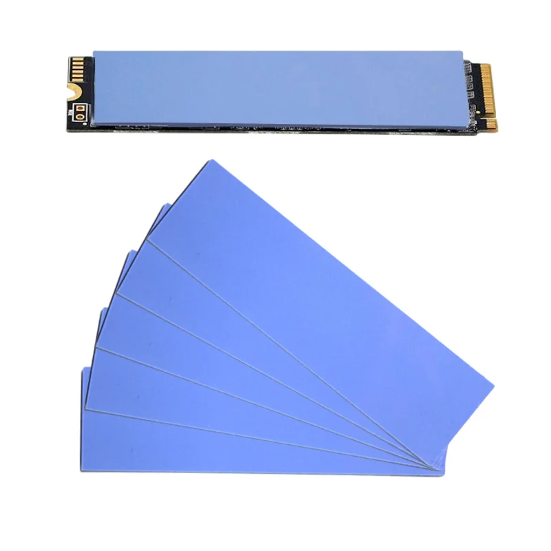 Enhanced Soft Silicone Thermal Cooling Pads, 70x20mm, Versatile and Easy Application