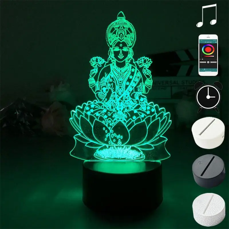 Рисунок 3 - 3D ночные лампы, ночник из индуии