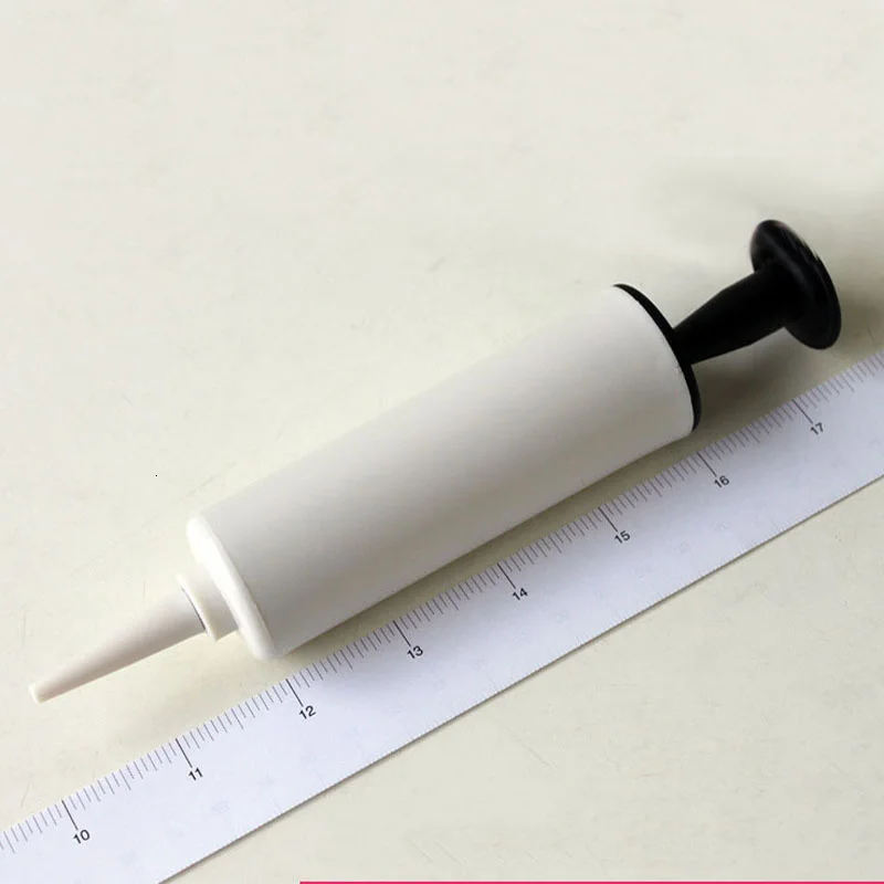 Mini Plastic Hand Balloon Pump Toughage Sex Pillow Attachments Foil And Latex Balloons Air Inflator Pump Party Accessories