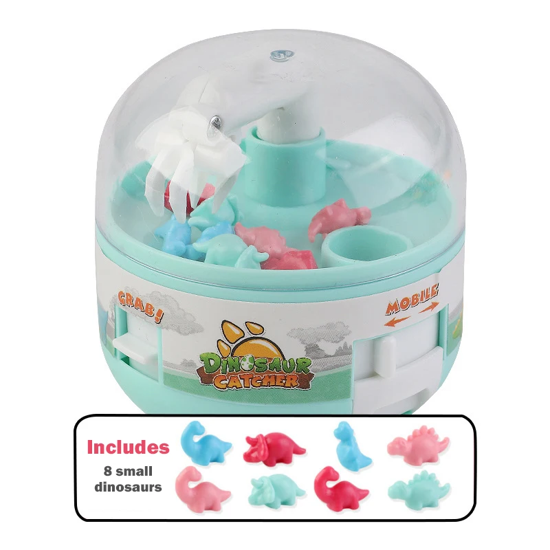 Children's Mini Grab Dinosaur Scratching Machine Grab Happy Egg Twist Machine Kids Toys Home Party Game Birthday Girls Gifts 5