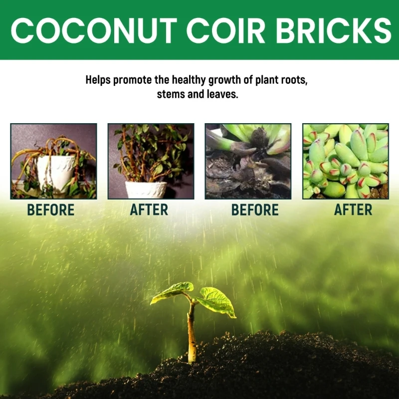 60g Planting Coir Nutrient Soil Substrate Coconuts Coir Brick Pellet Soil plant fertilizer,porous soil matrix