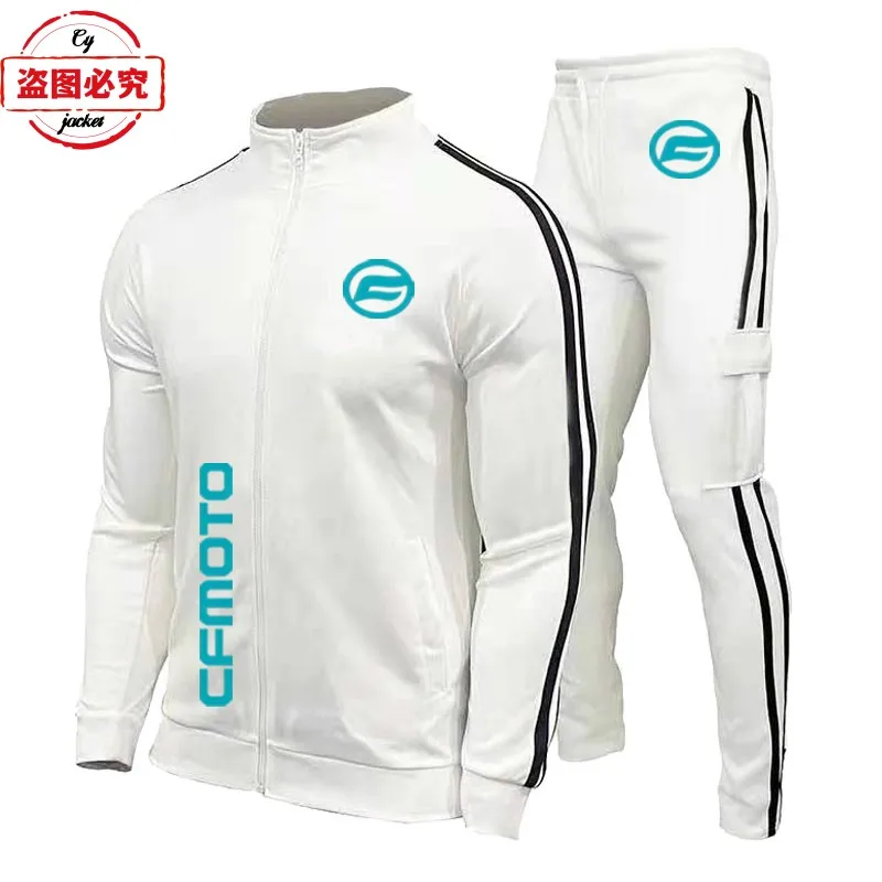 CFMOTO motorcycle logo printed racing clothes casual sportswear men's spring and autumn suit cycling clothes group clothes 4