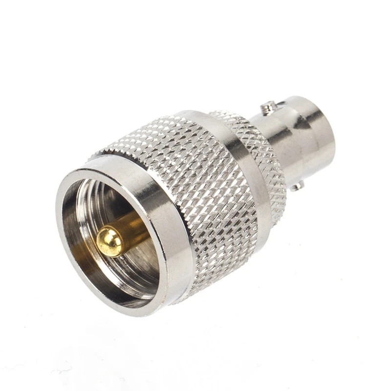 BNC 암 잭-UHF PL259 PL-259 수 플러그, 스트레이트 RF 동축 어댑터 컨버터 커넥터, 3 개