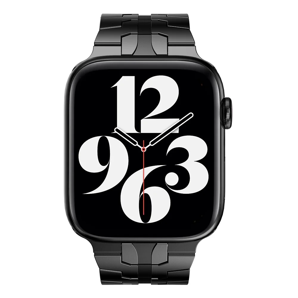 애플 워치용 금속 스테인리스 스틸 스트랩, Ulrta1 2 벤드 메탈 다리미 맨 스트랩, IWatch 시리즈 8, 7, 6, 5, 4, 3 SE, 49mm, 45mm
