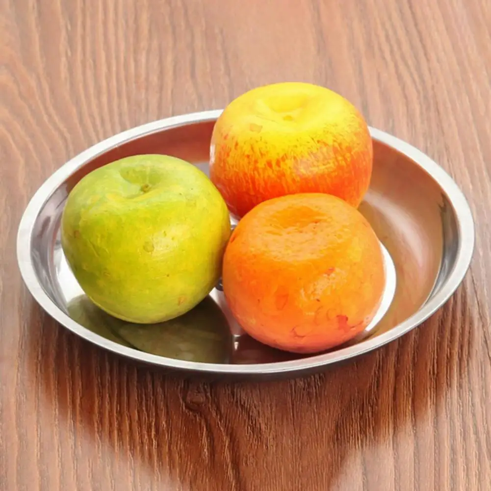 Tableware Useful Stainless Steel Serving Tray Space-saving Grill Plate Fashionable Kitchen Supplies