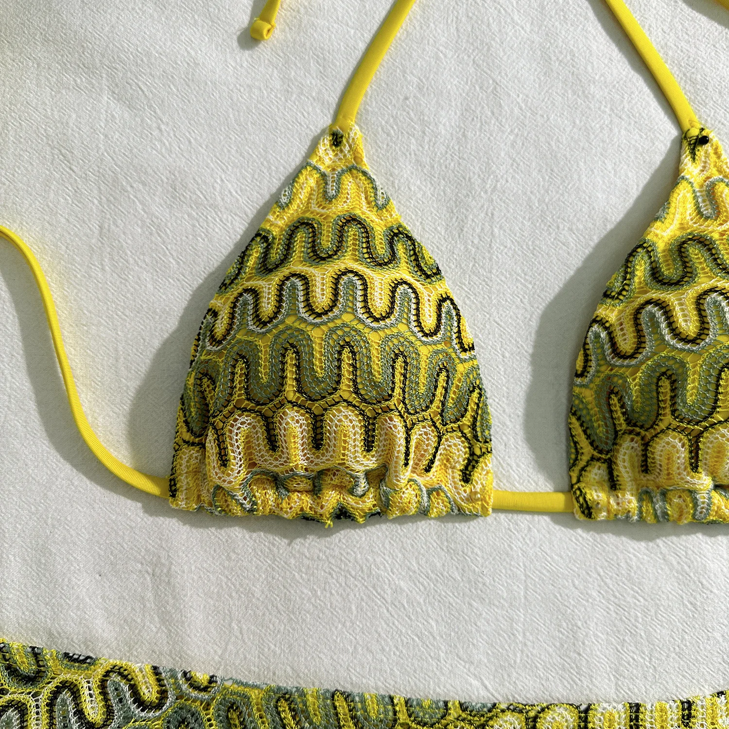 Three-Piece Womens Bikini Set - Sexy Beach Swimwear 2025