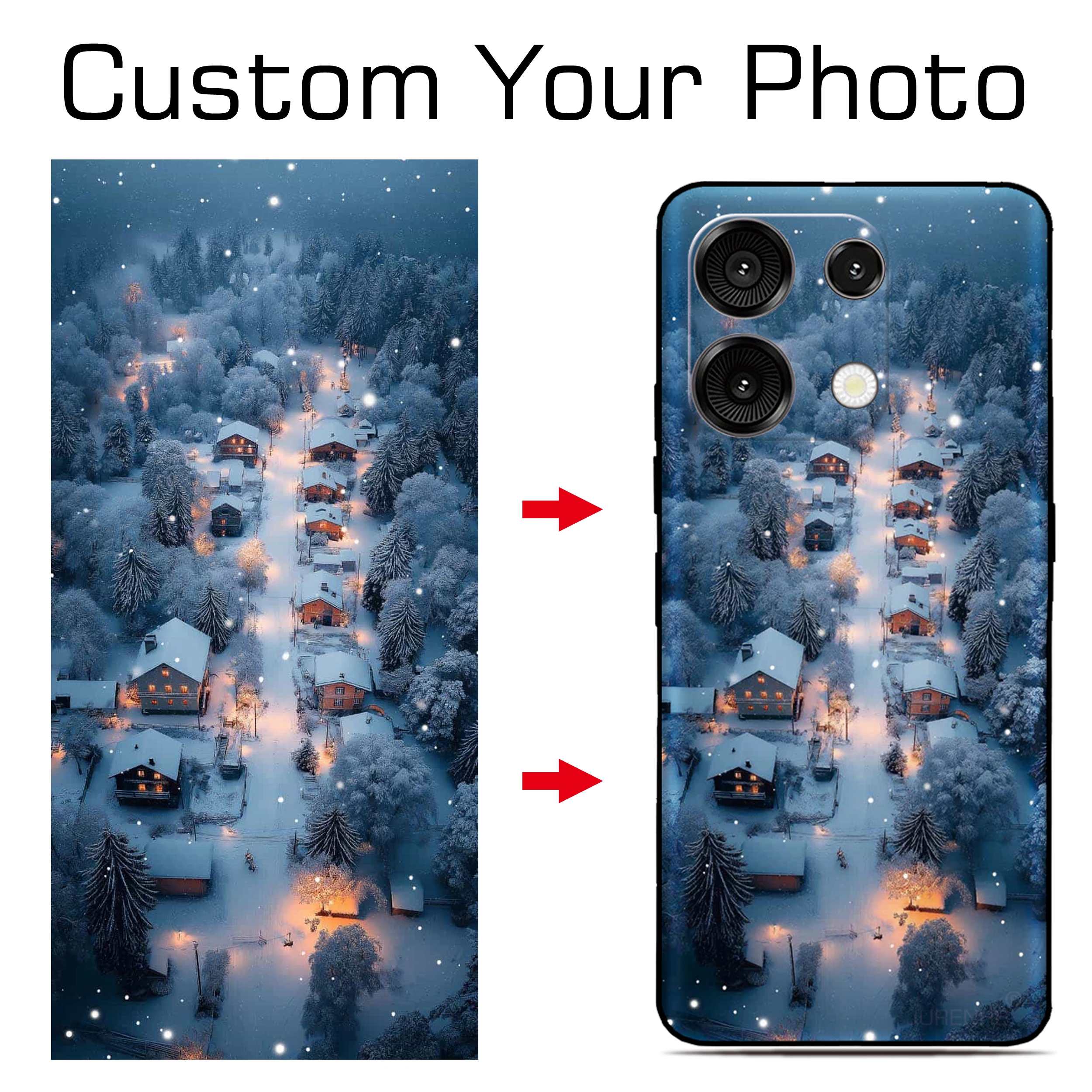 Personalized Photo Phone Case - Custom Back Cover Design