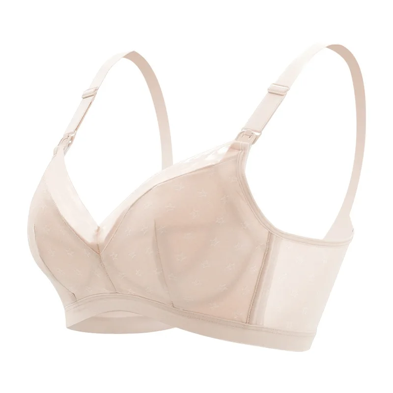 Summer Ultra-thin Breathable Breastfeeding Bra Feeding Thin Pregnancy Bra Gathering Anti Sagging Maternity Underwear 3