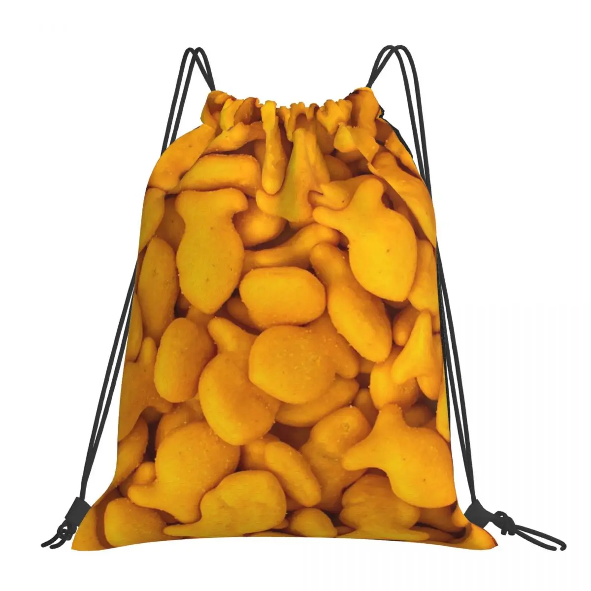 

Goldfish Backpacks Multi-function Portable Drawstring Bags Drawstring Bundle Pocket Sports Bag Book Bags For Travel School