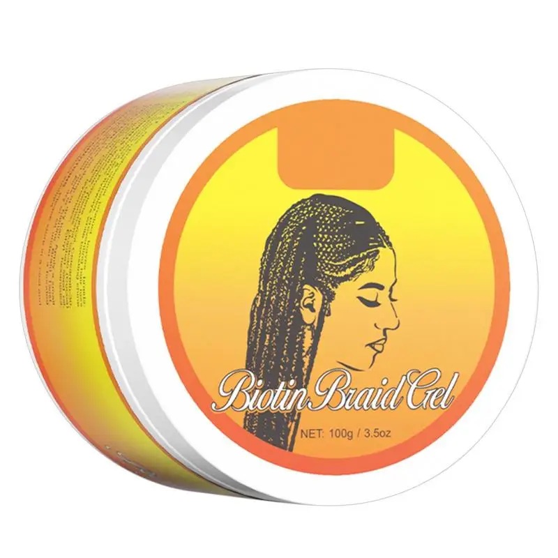 

100ml Hair Styling Gel FlyAway Tamer No Flake Extreme Hold Styling Wax Edge Hair Paste For Braiding Curling Twisting Smooth Hair