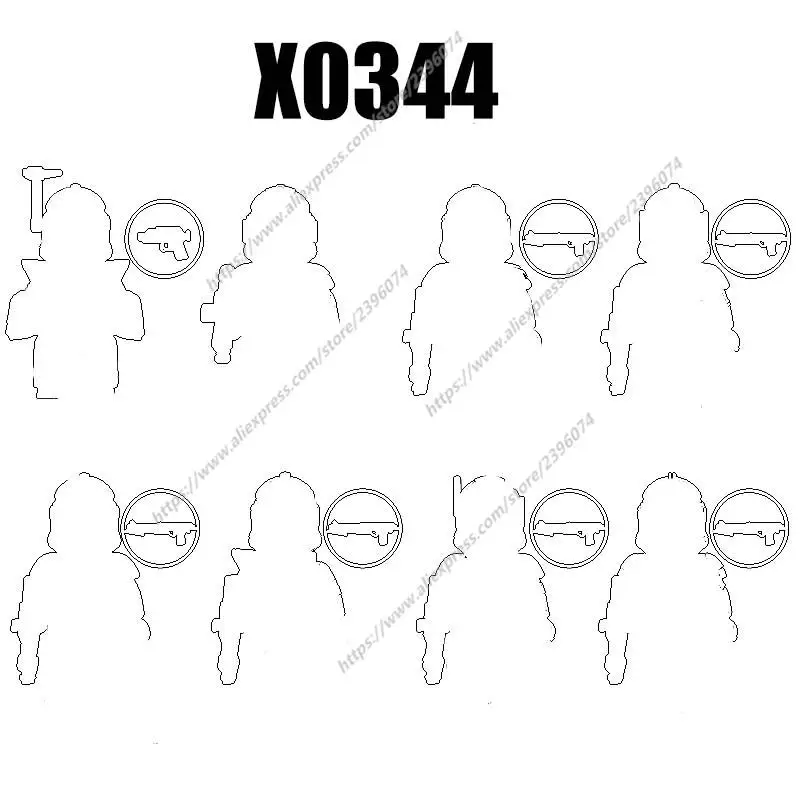 

Экшн-фигурки X0344, аксессуары для фильмов