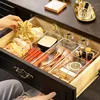 Clear Acrylic Makeup Layered Storage Box Dressing Table Cosmetic Lipstick Finishing Grid Box Desktop Drawer Storage Compartment 2
