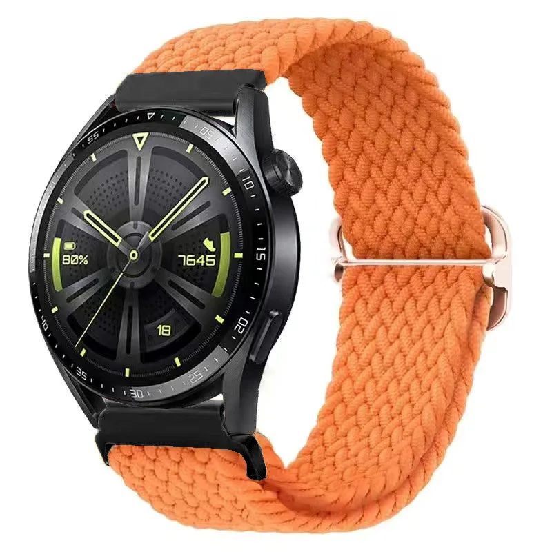 Universal Adjustable Braided Elastic Quick Release Watch Bands (18mm, 20mm, 22mm)