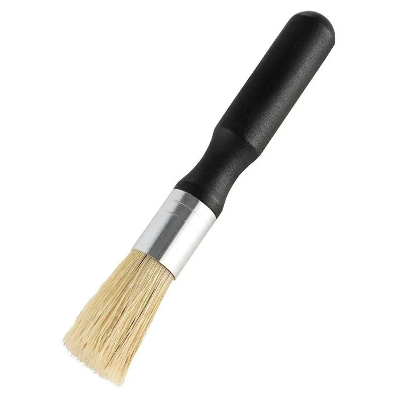 Retro Barista Espresso Machine Cleaning Brush - Solid Wood Coffee Grinder Tool