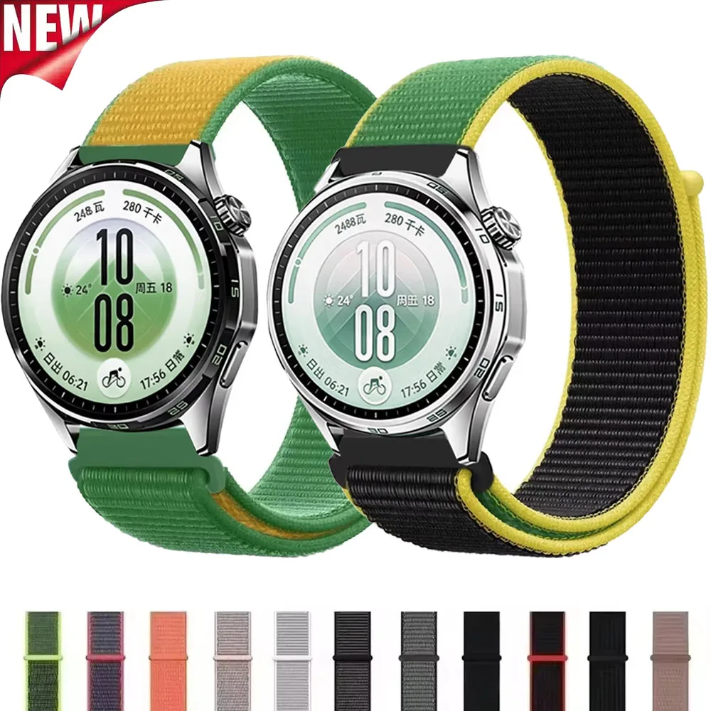 Breathable Nylon Strap Wristband, 22mm/20mm