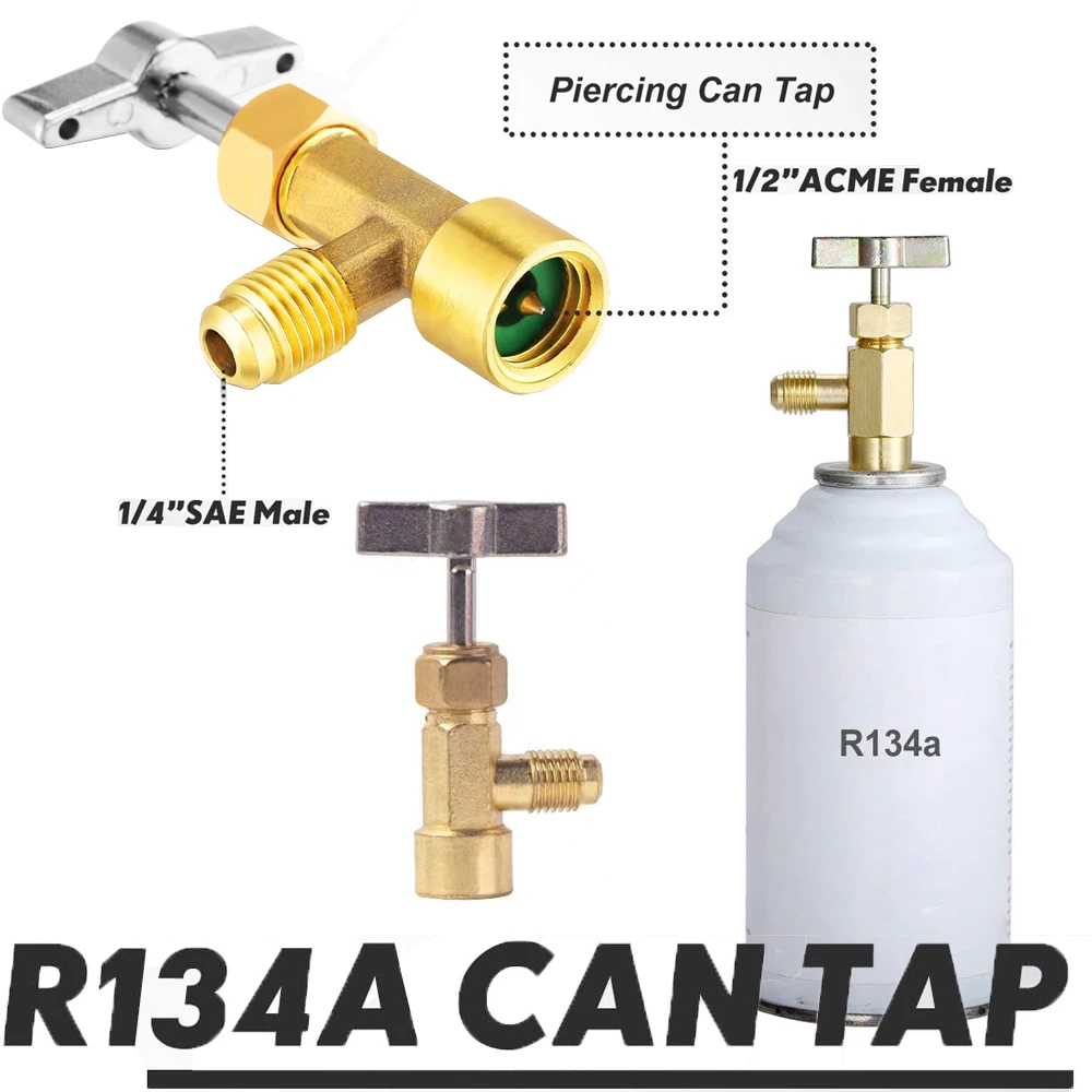R410A R22 R134a R404A Manifold Gauge Set HVAC A/C Refrigeration Charging Service