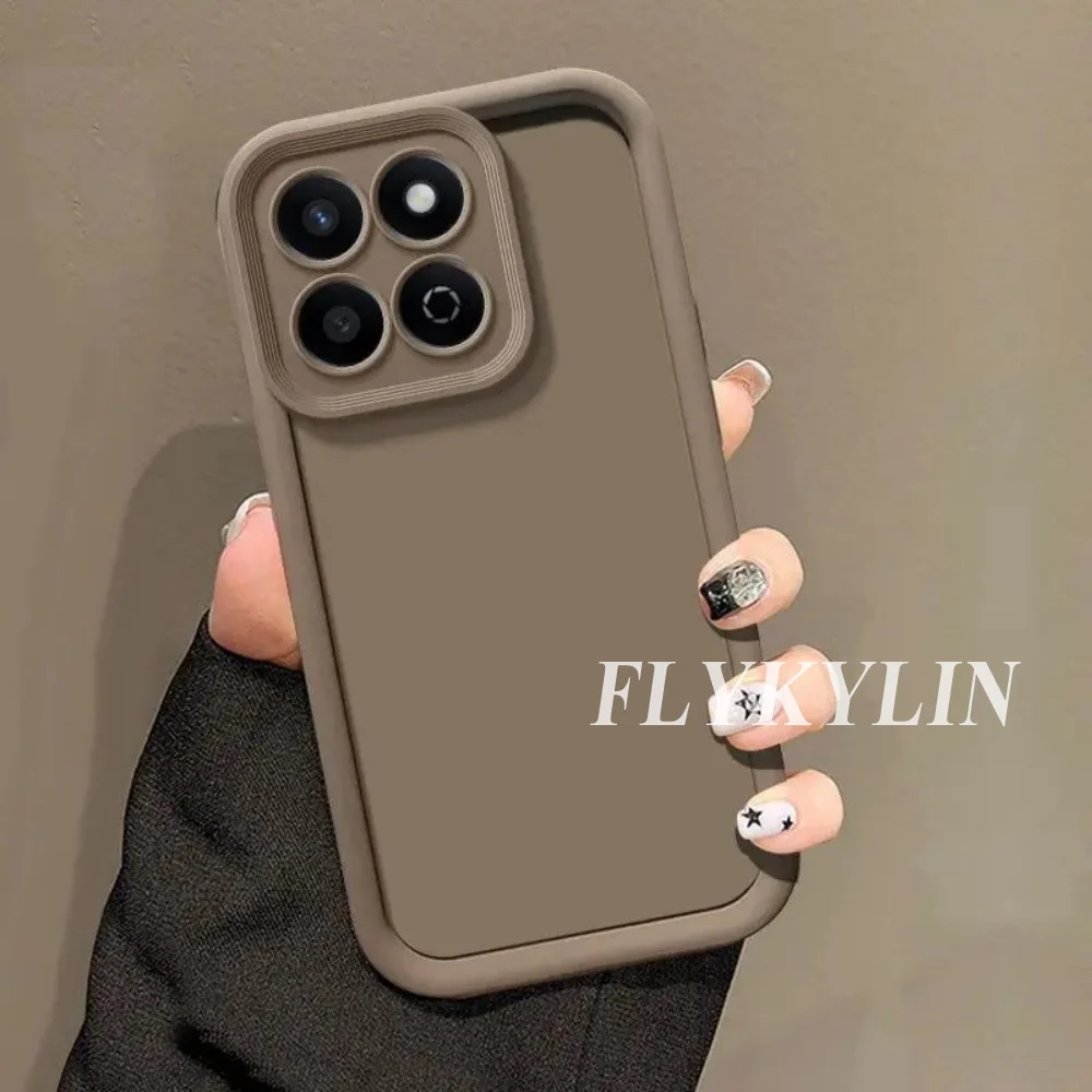 Magnetic Solid Color Soft Silicone Protective Phone Case