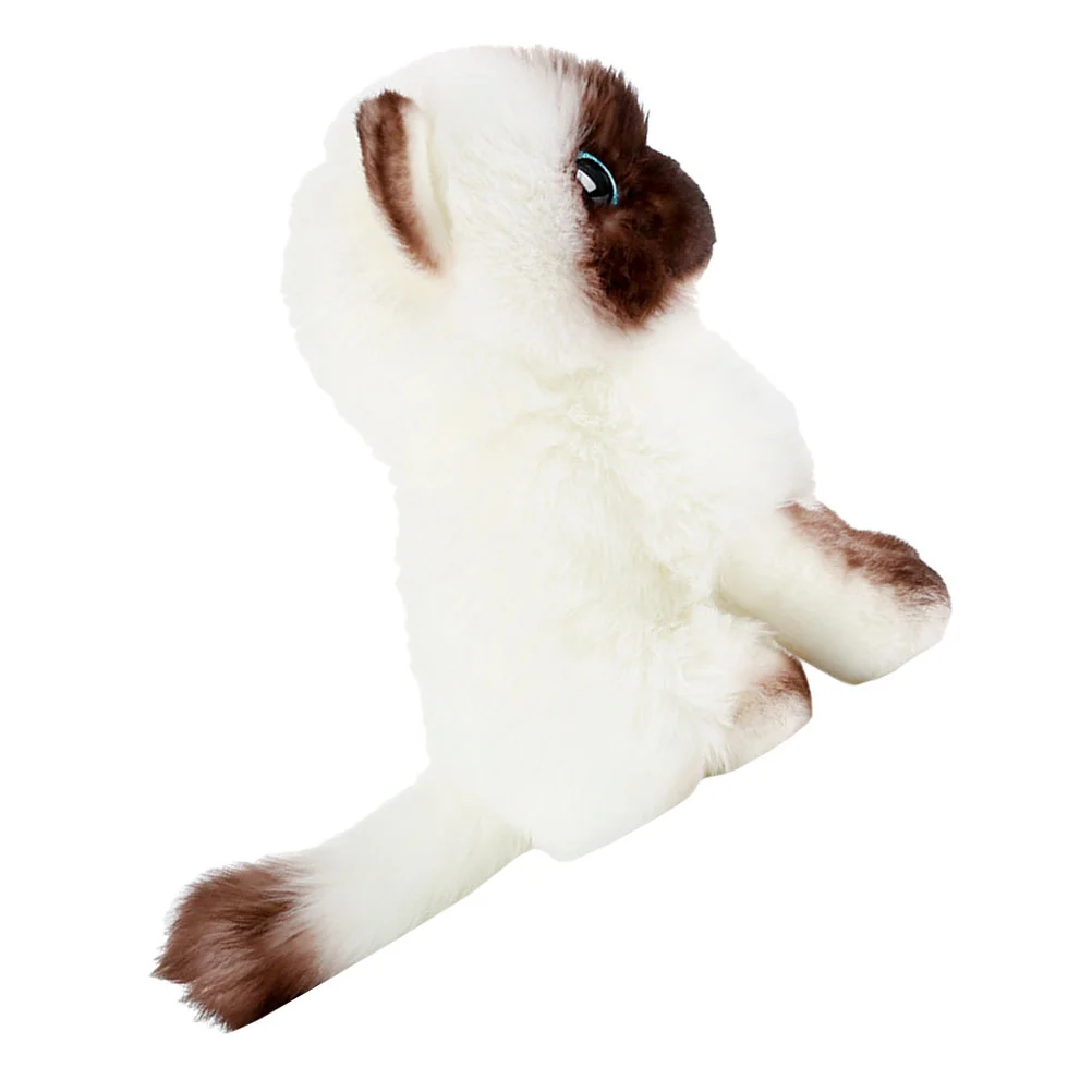 

Plush Toy Lovely Decorative Stuffed Creative Siamese Cat Plaything Pp Cotton