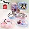 Miniso Disney Mickey Thermal Lunch Boxes Cute Kawaii Minnie With Lid Tableware Cartoon Printing Elsa Portable Food Box For Lunch 1
